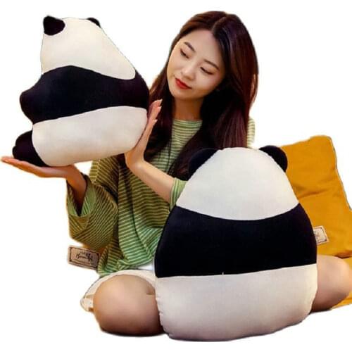 Soft Panda Back Shadow silhouette Throw Pillow Stuffed Animal Panda Chair Cushion Unique Sofa Decor Pillow