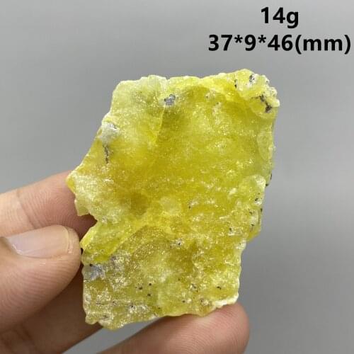 Very rare! 100% Natural Pakistan yellow Brucite Mineral specimen stones and crystals healing crystals quartz