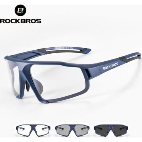 ROCKBROS Color Change Bike Glasses Photochromic Cycling Sunglasses Men Women Sports Eyewear gafas bici MTB Road Cycle Glasses