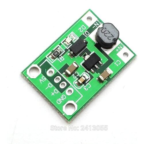 5V DC DC Converter Step Up Power Supply DC-DC Booster Boost Buck Converter Board Step-Up 500MA Voltage Regulator 1V-5V to 5V