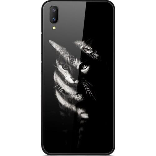 Glass Case For VIVO V11 Phone Case Phone Cover Phone Shell Back Bumper Series 1