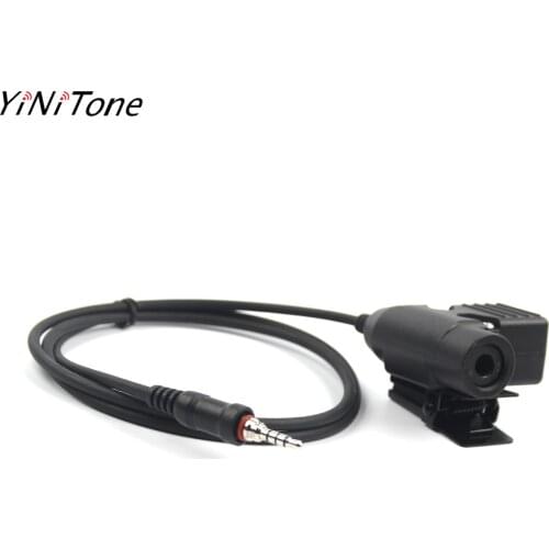 Military Z Tactical U94 Walkie Talkie PTT Headset for YAESU Vertex VX-6R VX-7R VX6R VX7R FT-270 FT-270R VX-127 VX-170 Headphone