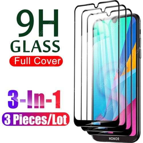 3 Pcs Full Cover Tempered Glass For Honor 8S 8A Pro 8X 8C 8 A C X Protective Glass On Honor8 S Prime 8apro Screen Protector Film