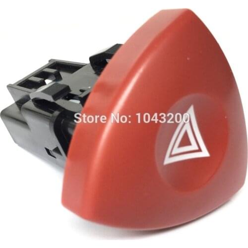 HAZARD WARNING SWITCH RED BUTTON 8200442724 FOR RENAULT LAGUNA TRAFIC ESPACE VEL SATIS VAUXHALL OPEL VIVARO NISSAN PRIMASTAR