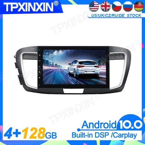 Android 10.0 Car Player GPS Navigation For Honda Accord 9 2012-2017 Multimedia Player Auto Radio Head Unit Ccar Accessories