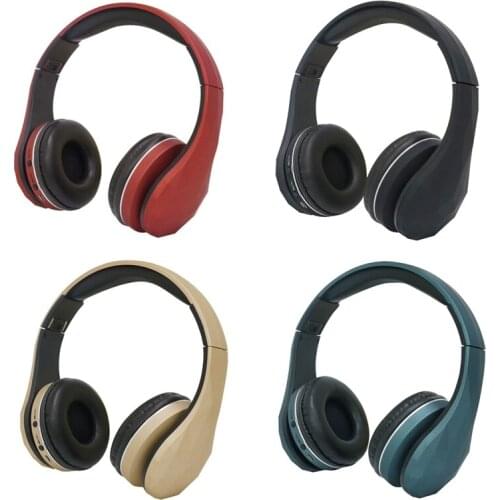 Headband Bluetooth Headset Foldable Wireless Headphones TF Card FM Bluetooth 3 in 1 for TV Travel Work Running