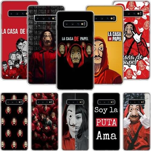 La Casa De Papel Spain TV Phone Case For Samsung Galaxy A51 A71 A70 A50 A40 A30 A20E A10 A01 A21 A41 A20S A6 A7 A8 A9 Coque Cove