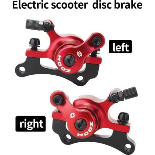 ZOOM Electric Scooter Disc Brake Left and Right Side 12 Inch 110mm 120mm Brake Pads Brake Rotor Electric Bike Accessories Parst