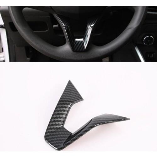 For Chevrolet Onix 2019-2021 1PC Carbon Fiber ABS Car Steering Wheel Cover Trim Car Styling Accessories