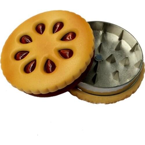 Biscuit Pipe Grinder Pipe Smoking Creative Tobacco Pipe Herb Smoking Pipes Grinder Smoke Hookah Tobacco Crusher