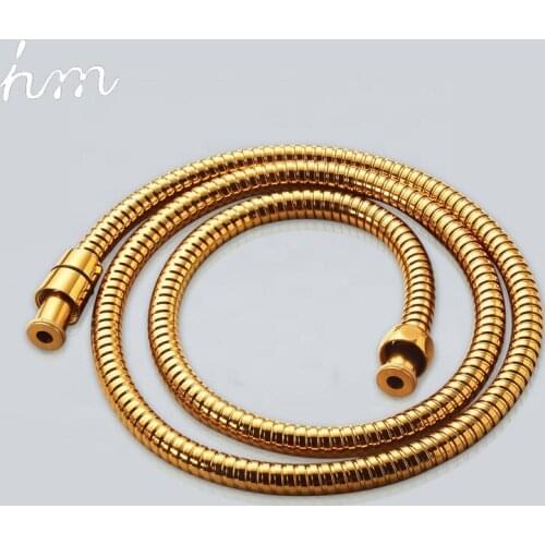 Brass Nut Double Lock Bathroom Replacement Anti - Explosion High Temperature Flexible Stainless Steel Shower Hose