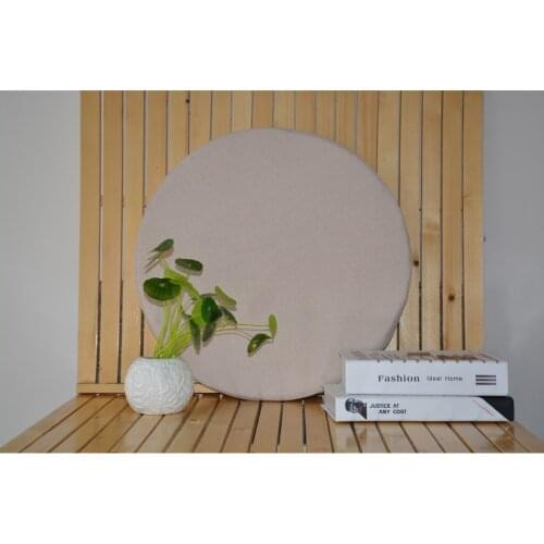 Minimalism Round Bistro Circular Soft Chair Seat Pad Cushion Removable Cover