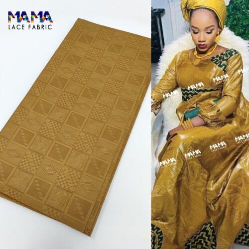 New Style !!! 2021 New Design Afrian Lace Fabric Original Brocade Fabric For Men Jacquard Sew Similar To Bazin Riche Cloth