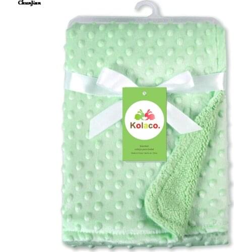 Berber Fleece Solid Soft Warm Baby Blanket Newborn Baby Blanket Swaddling Babies Accessories Newborn Muslin Squares Bedding Set