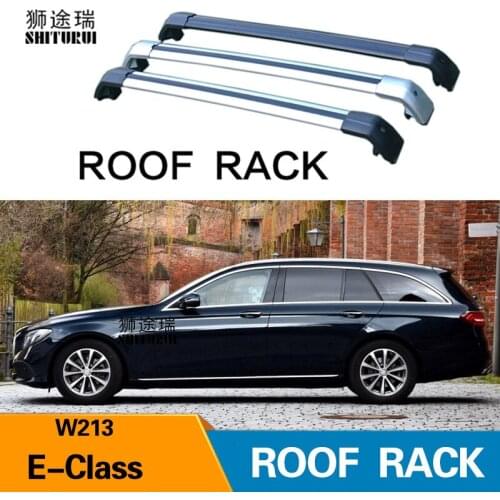 2Pcs Roof Bars for MERCEDES Benz E-Class (S213), 5-dr Estate,2016- 2019 Aluminum Alloy Side Bars Cross Rails Roof Rack Luggage