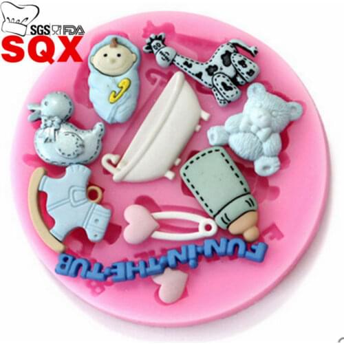 3D Baby Silicone Mold Soap,Fondant Candle Molds,Sugar Craft Tools, Chocolate Moulds ,Silicone Molds For Cakes SQ14131