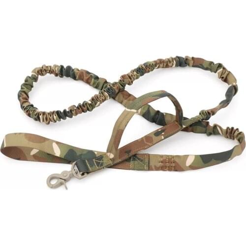 Tactical Dog Leash Quick Release Cat Dog Pet Leash Elastic Leads Rope Military Dog Training Leashes Pet Accessories