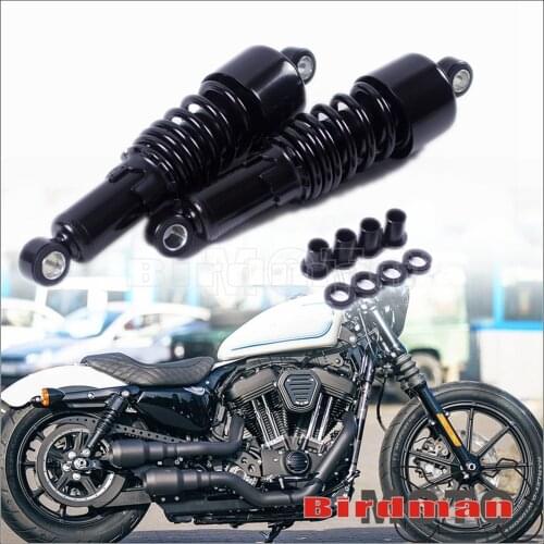 267mm/10.5" Rear Suspension Shocks Motorcycle Progressive Absorber for Harley Sportster 98-15 Dyna 91-16 Touring FLH FLT 80-17