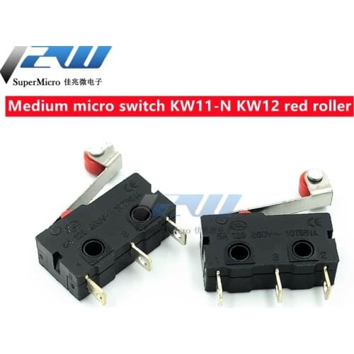 5 pcs / lot Belt wheel medium medium micro switch KW11-N KW12 ball wheel red wheel mouse reset button