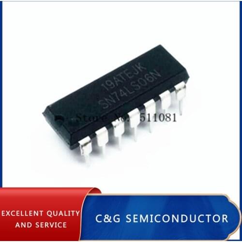 10PCS SN74LS06N DIP14 SN74LS06 DIP 74LS06N 74LS06 HD74LS06P