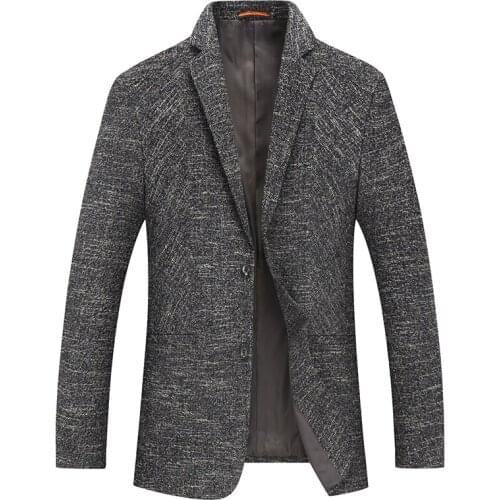 2019 Fashion Stylish Men Suit Jacket Custom Casual Men Blazer Business Dinner Slim Fitted Male Suits Leisure Wool Men Blazer
