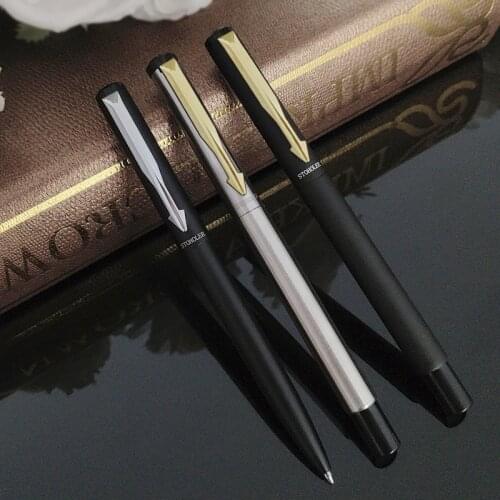 Free shipping best promotion top roller pen 0.5mm brand executive business school ballpoint pen suppliers