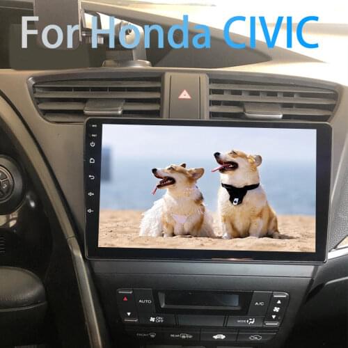 For Honda CIVIC 2013 Hatchback Android 10 Car Radio Multimedia Video Player Navigation GPS 6GB Ram 128GB Rom Autoradio Stereo HU