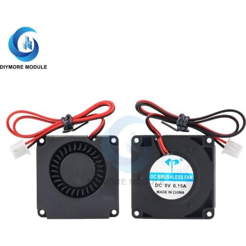 DC5015 DC Turbo Blower Diameter 5cm 5V 12V 24V Machine Silent Oil-Containing Micro Centrifugal Fan