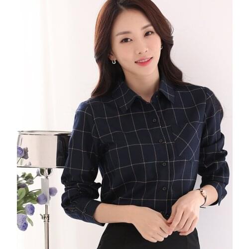 CBUCYI Check Blouses