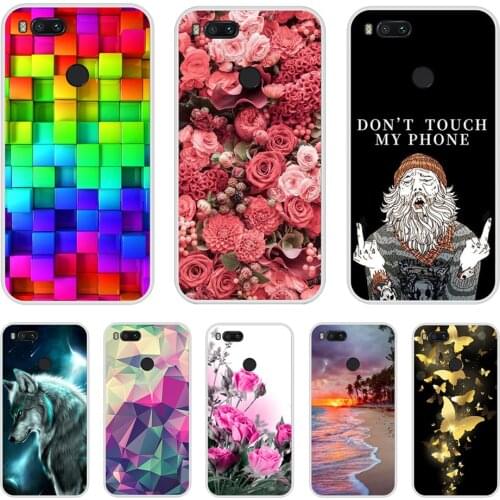 For Xiaomi Mi A1 Case Silicon Soft Cute TPU Back Cover Phone Case For Xiaomi MiA1 Mi 5X Mi5X Xiomi Mi A1 Silicone Case Fundas