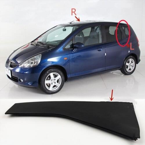 Car Rear Window C Pillar Decorative Cover For Honda FIT JAZZ GD1 GD3 2003-2008 Door Outer Pillar Garnish Trim Panel
