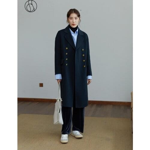 DUSHU Womens Blue Coats
