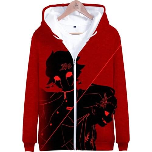 Hot anime Demon Slayer: Kimetsu no Yaiba 3D Zipper Hoodies in boys/girls Sweatshirts long sleeve autumn winter warm youth coats