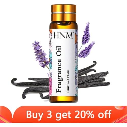HNM Lavender Vanilla Fragrance Oil 10ml Essential Oils for Humidifier Perfume Soap Rosemary Lime Basil Mandarin Ginger Benzoin