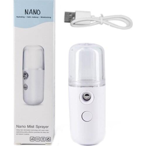 Mist Sprayer Mini 30ml Nano Portable Face Spray Facial Body Steamer Moisturizing Skin Care Humidifier Instruments
