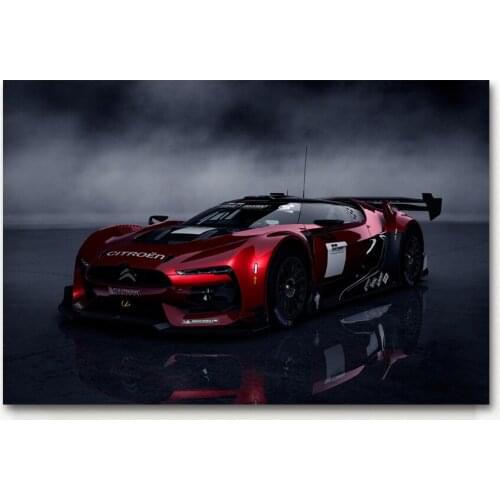 Wall Art Picture Citroen Concept Car Gran Turismo Sport Car Posters and Prints Canvas Art Paintings For Room Decor