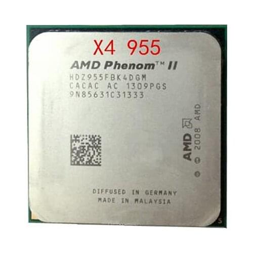Free Shipping AMD Phenom II X4 955 Desktop CPU Processor 3.2GHz 6MB Socket AM2+/AM3/125w 938Pin Quad-CORE