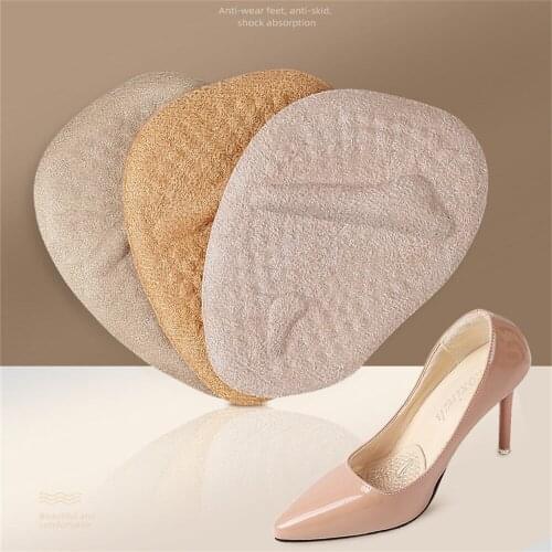 1 Pair Forefoot Insert Pad For Women High Heels Toe Plug Half Yard Pad Shoes Cushion Feet Filler Insoles Anti-pain Pads A988