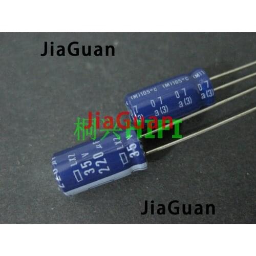 20pcs NEW NIPPON LXZ 35v220uf 8x15MM electrolytic capacitor NCC 220UF 35V lxz CHEMI-CON 220uF/35v Ultra Low Impedance
