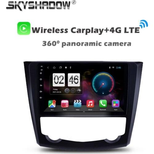 360 Panoramic Camera CanBus 6GB+128GB Android 10.0 Car DVD Player GPS WIFI Bluetooth RDS Radio For Renault Kadjar 2015 2016 2017