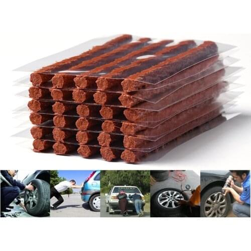 5Pcs/Lot Tubeless Tire Repair Strips Stiring Glue for Quick Fix Tire Puncture Repair Rubber Strips Emergency Car Tyre Tool