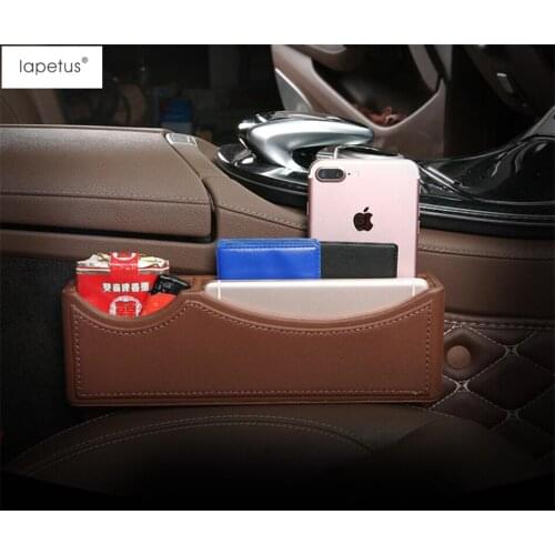 Lapetus Accessories For Audi A3 A4 A5 A6 Seat Gap Multifunction Container Box Storage Box Phone Tray Accessory Cover Kit 1 Pcs