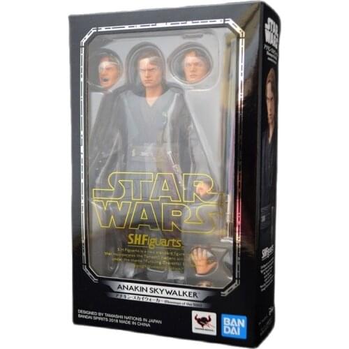 BANDAI Original SHF Star Wars: Episode III - Revenge of the Sith Anakin Skywalker Anime Action & Toy figures Model Toys