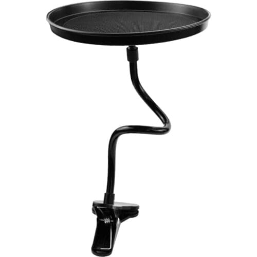 Black Multifunction 360° Swivel Car Travel Tray Food Eating Coffee Bottle Table Stand Mount Holder Organizer Accessories