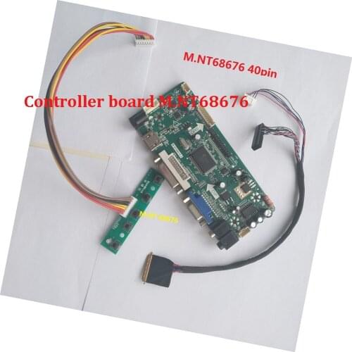 For LP140WH2-TLM2 40pin LVDS Screen Monitor kit 1366*768 14" LED LCD Audio card Controller board DIY VGA HDMI DVI Panel
