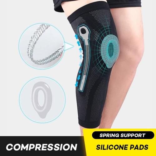 Breathable Sports Football Basketball Knee Pads Scale Support Knee Brace Leg Sleeve Calf Compression Knee Support Protection
