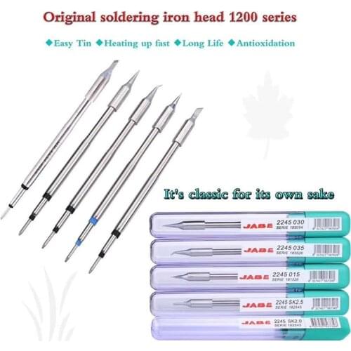 Electronic Solder Iron Tip for Jabe UD-1200 Soldering Station Original Nozzle Phone Fingerprint Flying Wire Repair Welding Tools