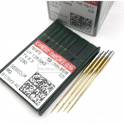 GROZ-BECKERT Three-Needle Five-Line Stretch Sewing Machine Brake Heat-Proof Gold Needle YU128GAS