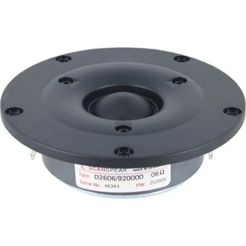 HF-234 HiFi Speakers 1 Inch Coated Textile Diaphragm tweeter unit/D2606920000/ 6 ohm 91.4dB