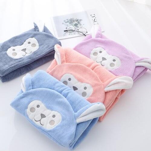 Cotton Baby Bath Towel High Qualit Newborn Cloak Bath Robe Cartoon Animal Children Hooded Blanket Soft Toddler Care Supplies